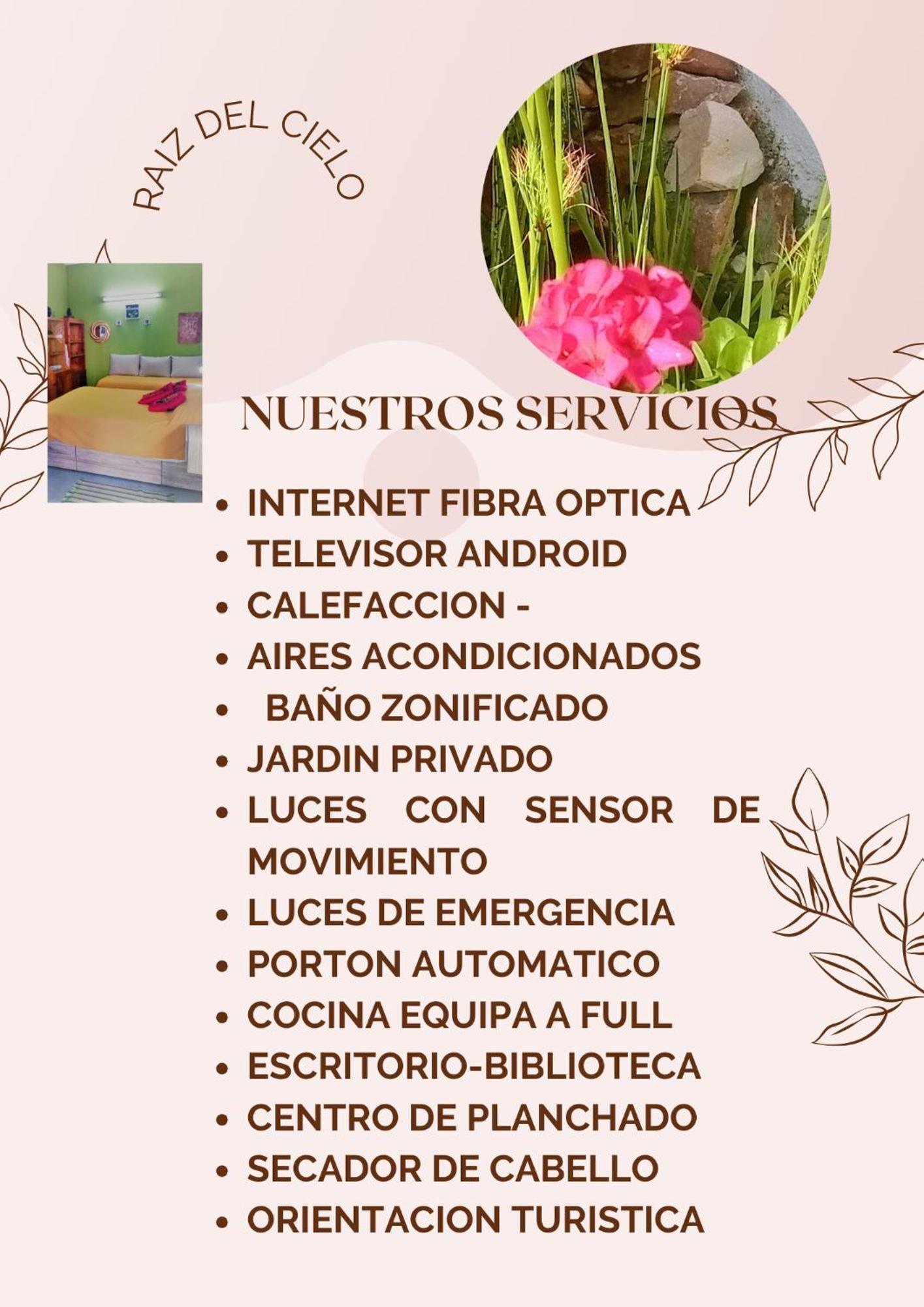 Raiz Del Cielo, Entre 2 Jardines De Ensueno Apartment *